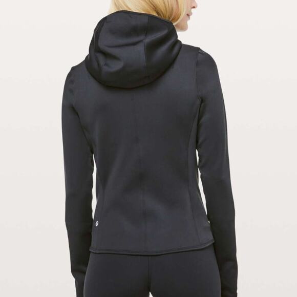Lululemon Full Zip Ruched Bold Move Jacket Black Size 6 - Picture 3 of 6